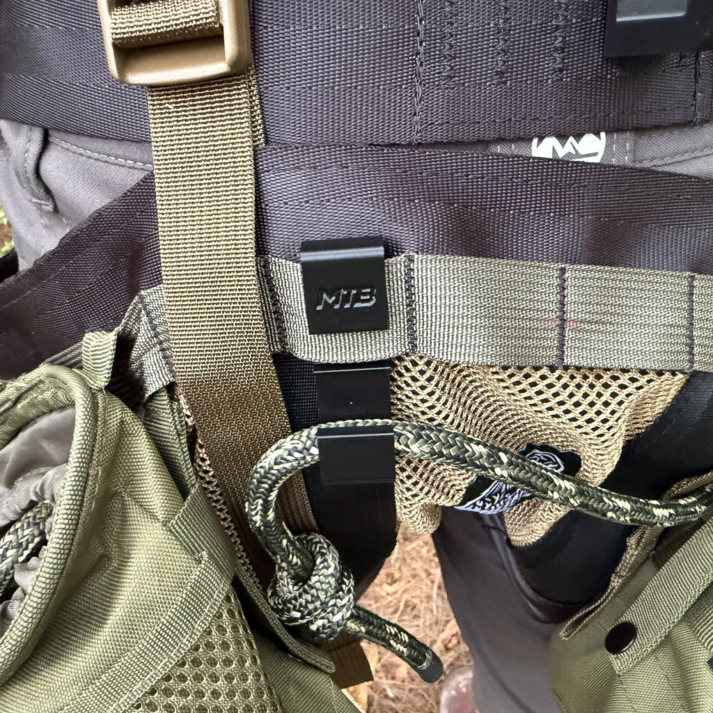 SC2 Bridge Clip holding a saddle bridge rope during field use