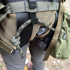 SC2 Bridge Clip installed on a hunting saddle with bridge secured